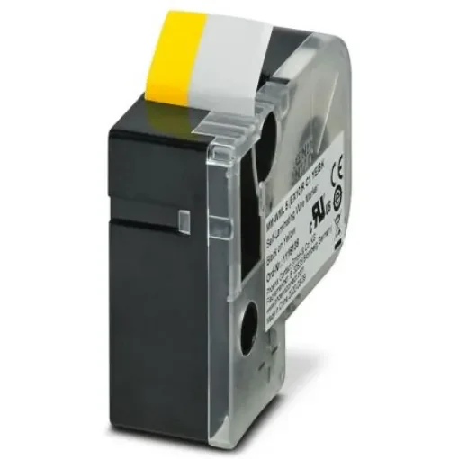 Phoenix Contact MM-WML 5 (EX10)R C1 YE/BK Adhesive Cable Marker, Yellow, 5mm Cable, for , for THERMOMARK, 1116138 product image