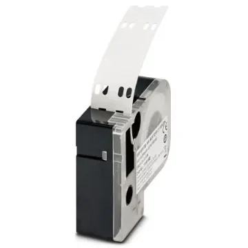 Phoenix Contact MM-WMTB HF (40X12)R C1 WH/BK Cable Tie Cable Marker, White, 6mm Cable, for , for THERMOMARK, 1116166 product image