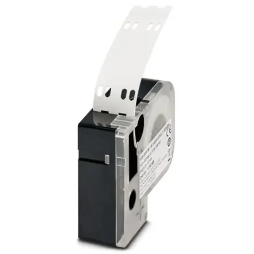 Phoenix Contact MM-WMTB HF (40X12)R C1 WH/BK Cable Tie Cable Marker, White, 6mm Cable, for , for THERMOMARK, 1116166 product image