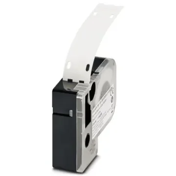 Phoenix Contact MM-WMTB HF (55X25)R C1 WH/BK Cable Tie Cable Marker, White, 6mm Cable, for , for THERMOMARK, 1116209 product image