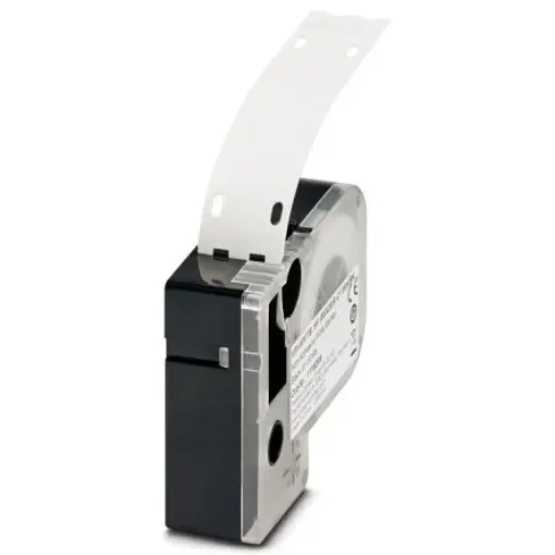 Phoenix Contact MM-WMTB HF (55X25)R C1 WH/BK Cable Tie Cable Marker, White, 6mm Cable, for , for THERMOMARK, 1116209 product image