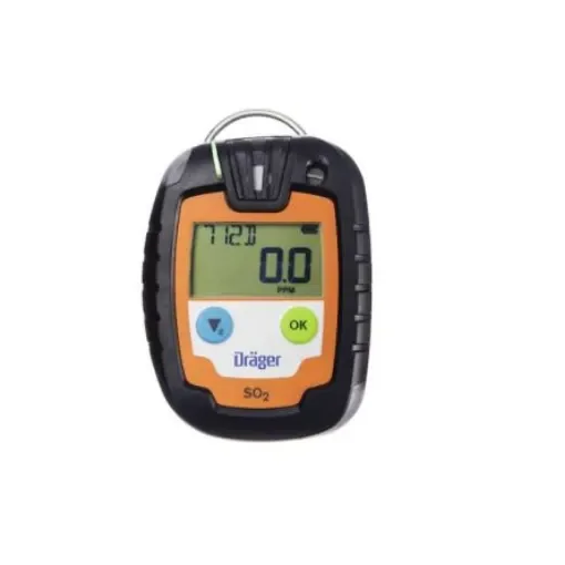 DRAEGER Pac 6000 S02 Portable Gas Detector for Sulphur Dioxide Detection, Audible Alarm, ATEX Approved - 8326323 product image