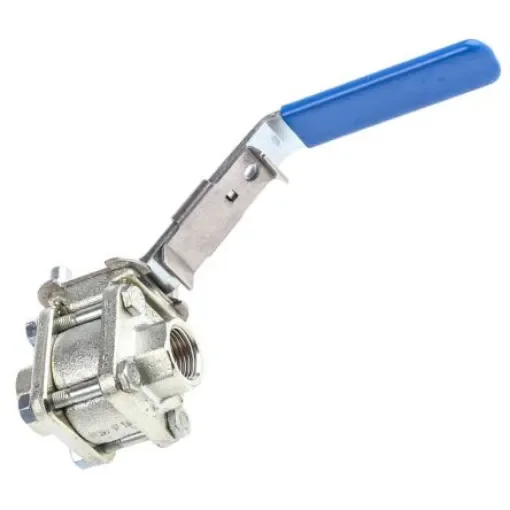 Spirax Sarco Stainless Steel Reduced Bore, 2 Way, Ball Valve, Threaded, BSPP 1/2in - 1824505 product image