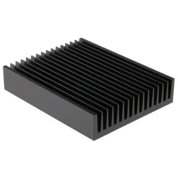 RS PRO Heatsink, Universal Rectangular Alu, 0.55K/W, 200 x 160 x 40mm - 2342463 product image