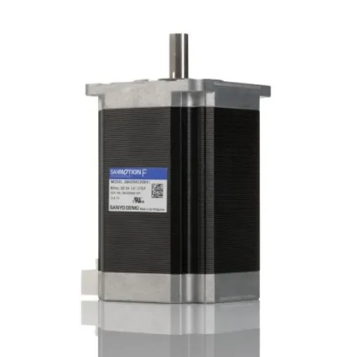 Sanyo Denki SM2564 Series Single Shaft Stepper Motor, 2.5Nm Torque, 24 V dc, 1.8°, 56 x 56mm Frame, 7.5mm Shaft - SM2564C20B41 product image