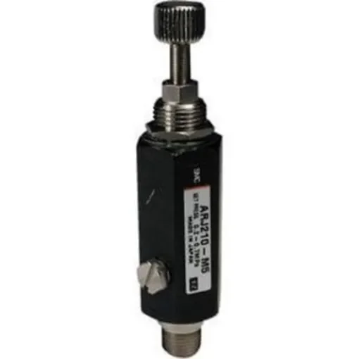 SMC M5 Pneumatic Regulator - 2bar to 7bar, 8bar max. input - ARJ210-M5G product image