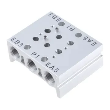 SMC SS5Y series 2 station G 1/8 Manifold - SS5Y3-20-02-00F-Q product image