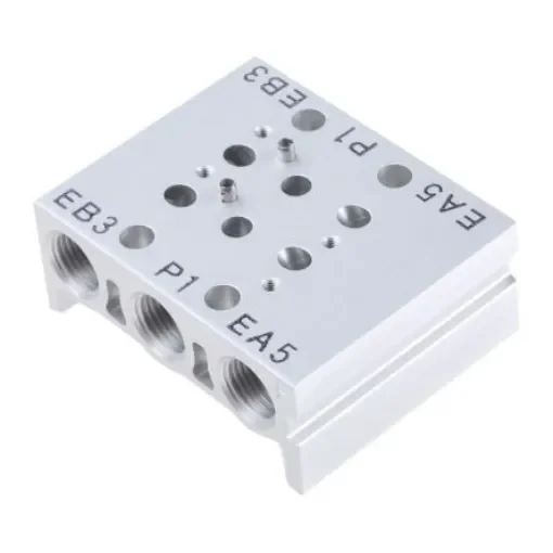 SMC SS5Y series 2 station G 1/8 Manifold - SS5Y3-20-02-00F-Q product image