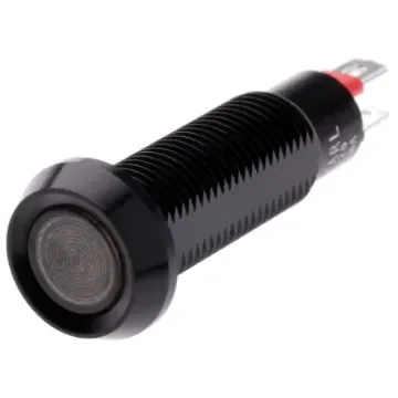 Marl Red Panel Mount Indicator, 8.1mm Mounting Hole Size, Solder Tab Termination, IP67 - 677-501-04 product image