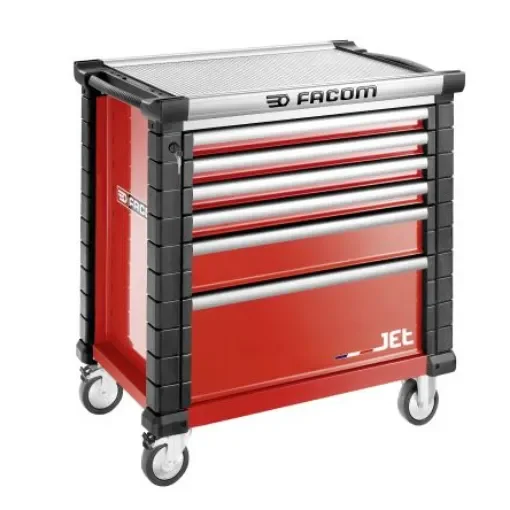 Facom 6 Drawer Steel Wheeled Roller Cabinet - JET.6M4APF product image