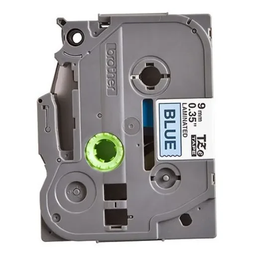 Brother Black on Blue Label Printer Tape, 8 m Length, 9 mm Width - TZe-521 product image