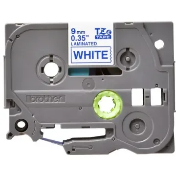 Brother Blue on White Label Printer Tape, 8 m Length, 9 mm Width - TZe-223 product image