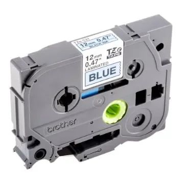 Brother Black on Blue Label Printer Tape, 8 m Length, 12 mm Width - TZe-531 product image