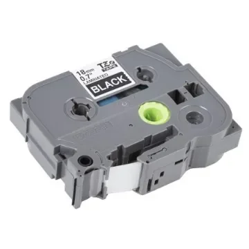 Brother White on Black Label Printer Tape, 8 m Length, 18 mm Width - TZe-345 product image