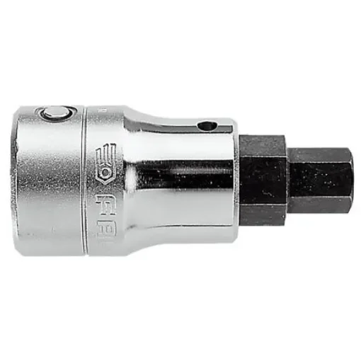 Facom 3/4 in Drive 22mm Bit Socket, Hex Bit, 22mm, 74.5 mm Overall Length - KT.22A product image