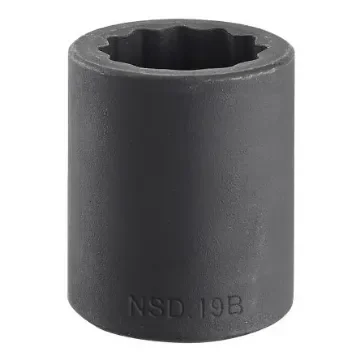 Facom 34mm, 1/2 in Drive Impact Socket, 46 mm length - NSD.34B product image