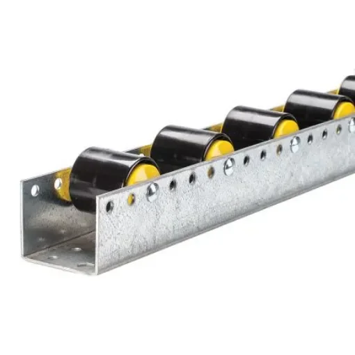 Interroll Roller Track, Heavy Duty, 50mm Diameter, 51.3mm Width, 962mm x 74mm - BU50(9WHEELS) product image