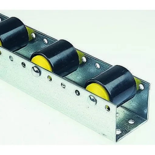 Interroll Conveyor Roller, Heavy Duty, 50mm Diameter, 51.3mm Width, 2002mm x 74mm - BU50(19WHEELS) product image