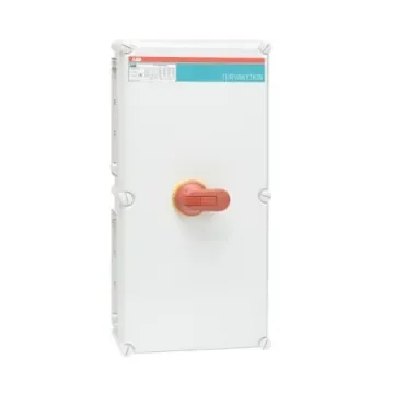 ABB 3P Pole Screw Mount Switch Disconnector - 200A Maximum Current, 160kW Power Rating, IP65 - 1SCA022278R1340 product image