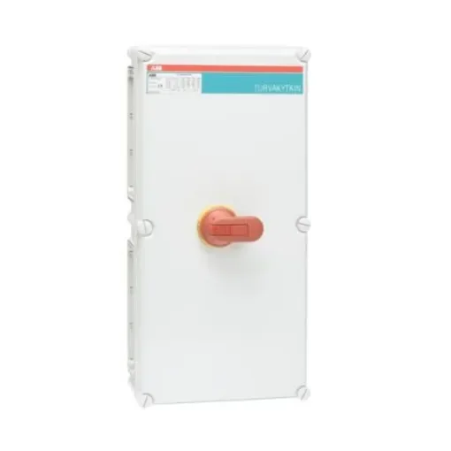 ABB 3P Pole Screw Mount Switch Disconnector - 200A Maximum Current, 160kW Power Rating, IP65 - 1SCA022278R1340 product image