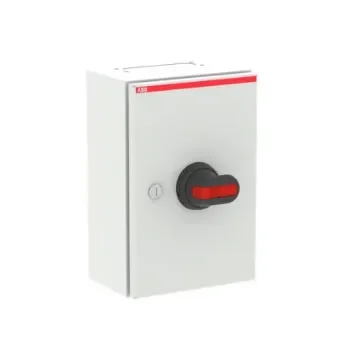 ABB 3P Pole Screw Mount Switch Disconnector - 125A Maximum Current, 45kW Power Rating, IP65 - 1SCA022562R9590 product image