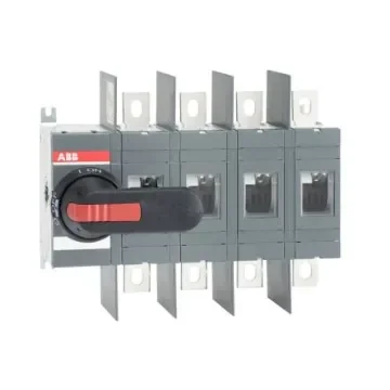 ABB 4P Pole Surface Mount Switch Disconnector - 400A Maximum Current, 220kW Power Rating, IP65 - 1SCA022719R1900 product image