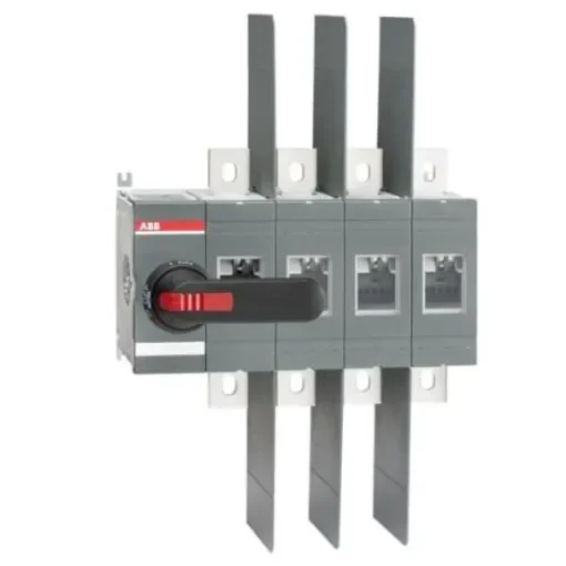 ABB 4P Pole Surface Mount Switch Disconnector - 800A Maximum Current, 450kW Power Rating, IP00 - 1SCA022719R2200 product image