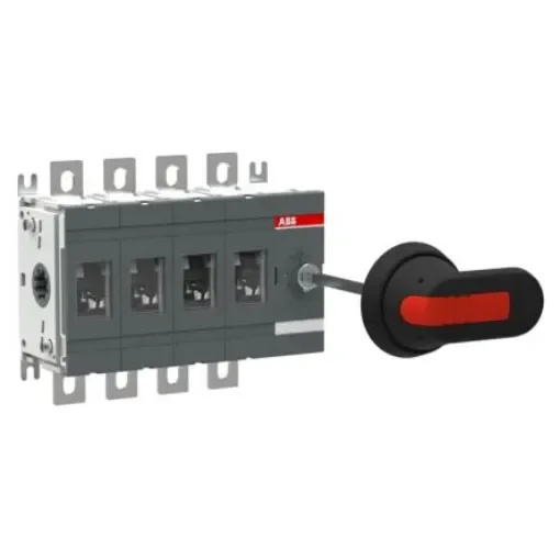 ABB 4P Pole Surface Mount Switch Disconnector - 200A Maximum Current, 110kW Power Rating, IP00 - 1SCA022720R0400 product image