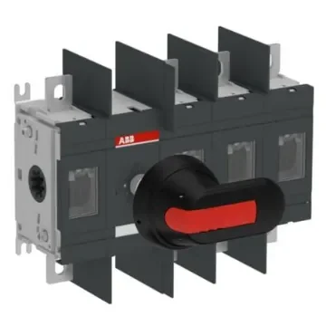 ABB 4P Pole Screw Mount Switch Disconnector - 250A Maximum Current, 200kW Power Rating, IP00, IP65 - 1SCA022762R5830 product image