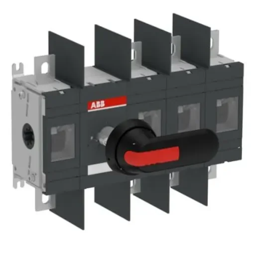 ABB 4P Pole Surface Mount Switch Disconnector - 400A Maximum Current, 220kW Power Rating, IP00 - 1SCA022762R6640 product image