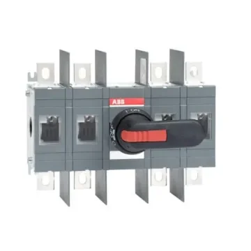 ABB 4P Pole Screw Mount Switch Disconnector - 400A Maximum Current, 400kW Power Rating, IP00, IP65 - 1SCA022762R7290 product image
