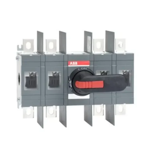 ABB 4P Pole Screw Mount Switch Disconnector - 400A Maximum Current, 400kW Power Rating, IP00, IP65 - 1SCA022762R7290 product image