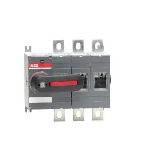 ABB 3P Pole Screw Mount Switch Disconnector - 315A Maximum Current, 315kW Power Rating, IP00 - 1SCA022763R5630 OT315E03K product image