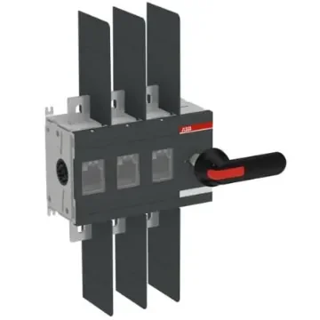 ABB 3P Pole Surface Mount Switch Disconnector - 800A Maximum Current, 450kW Power Rating, IP00 - 1SCA022797R7430 product image