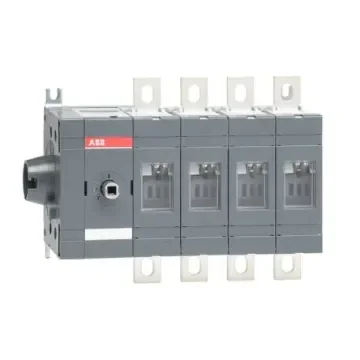 ABB 4P Pole Screw Mount Switch Disconnector - 200A Maximum Current, 200kW Power Rating, IP00 - 1SCA022860R0540 OT200ES04 product image