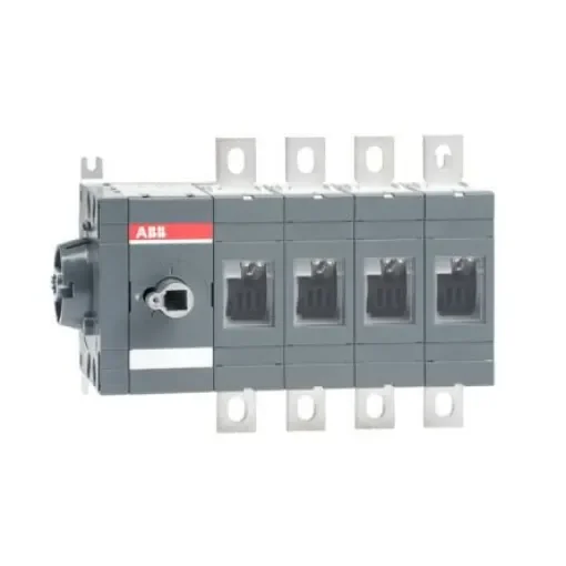 ABB 4P Pole Surface Mount Switch Disconnector - 315A Maximum Current, 180kW Power Rating, IP00 - 1SCA022860R1510 OT315ES04 product image