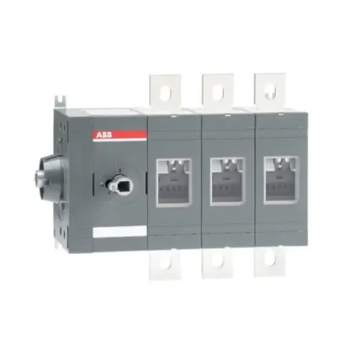 ABB 3P Pole Surface Mount Switch Disconnector - 630A Maximum Current, 355kW Power Rating, IP00 - 1SCA022860R2240 OT630ES03 product image
