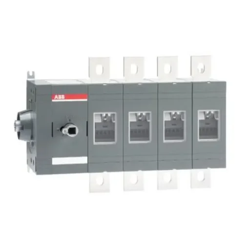 ABB 4P Pole Screw Mount Switch Disconnector - 630A Maximum Current, 630kW Power Rating, IP00 - 1SCA022860R2410 OT630ES04 product image