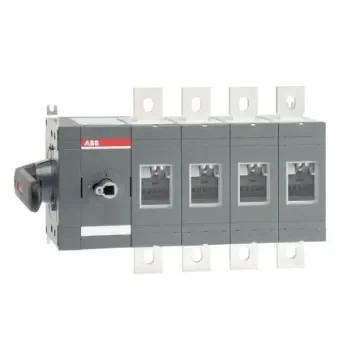 ABB 4P Pole Surface Mount Switch Disconnector - 630A Maximum Current, 355kW Power Rating, IP00 - 1SCA022860R2590 product image