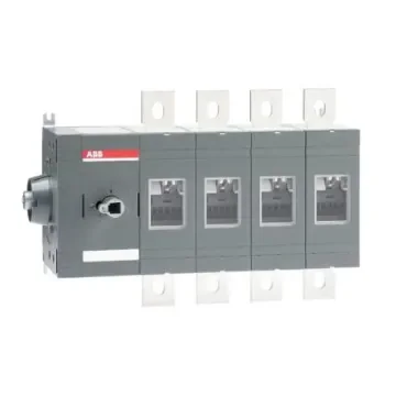 ABB 4P Pole Surface Mount Switch Disconnector - 800A Maximum Current, 450kW Power Rating, IP00 - 1SCA022860R2830 OT800ES04 product image