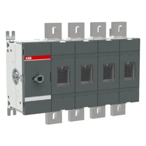 ABB 4P Pole Screw Mount Switch Disconnector - 1000A Maximum Current, 1000kW Power Rating, IP00 - 1SCA022860R6070 product image