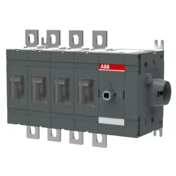 ABB 4P Pole Screw Mount Switch Disconnector - 200A Maximum Current, 200kW Power Rating, IP00 - 1SCA022869R8090 OT200ES40 product image