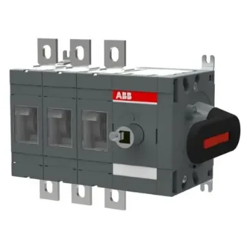 ABB 3P Pole Screw Mount Switch Disconnector - 400A Maximum Current, 400kW Power Rating, IP00 - 1SCA022870R2620 OT400ES30K product image