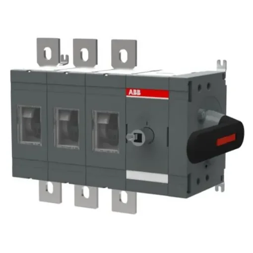 ABB 3P Pole Surface Mount Switch Disconnector - 630A Maximum Current, 355kW Power Rating, IP00 - 1SCA022870R4670 OT630ES30K product image