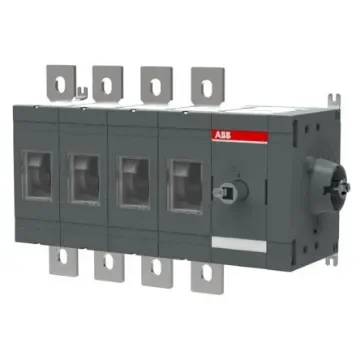 ABB 4P Pole Screw Mount Switch Disconnector - 800A Maximum Current, 800kW Power Rating, IP00 - 1SCA022870R6020 OT800ES40 product image