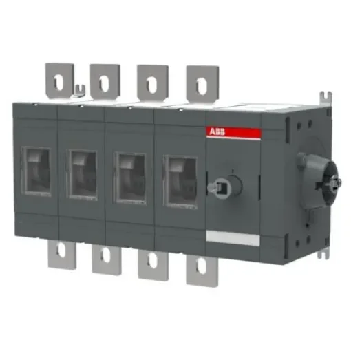 ABB 4P Pole Screw Mount Switch Disconnector - 800A Maximum Current, 800kW Power Rating, IP00 - 1SCA022870R6020 OT800ES40 product image