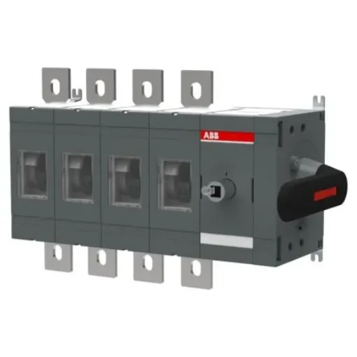 ABB 4P Pole Surface Mount Switch Disconnector - 800A Maximum Current, 450kW Power Rating, IP00 - 1SCA022870R6110 OT800ES40K product image
