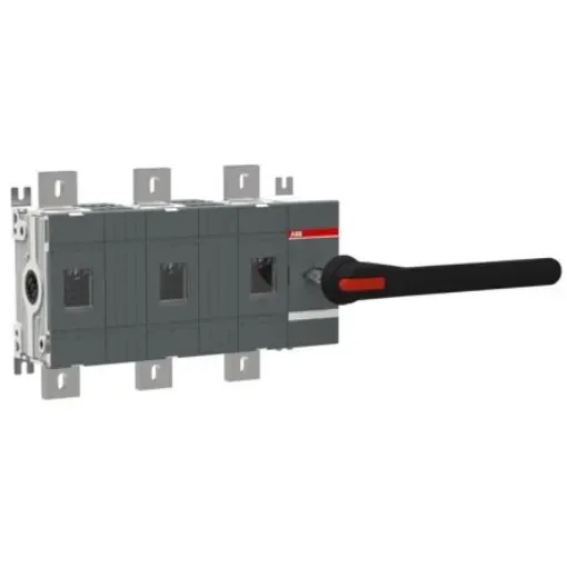 ABB 3P Pole Screw Mount Switch Disconnector - 1250A Maximum Current, 1200kW Power Rating, IP00, IP65 - 1SCA022871R7730 product image