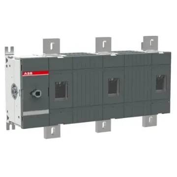 ABB 3P Pole Screw Mount Switch Disconnector - 1250A Maximum Current, 1200kW Power Rating, IP00 - 1SCA022871R8460 product image