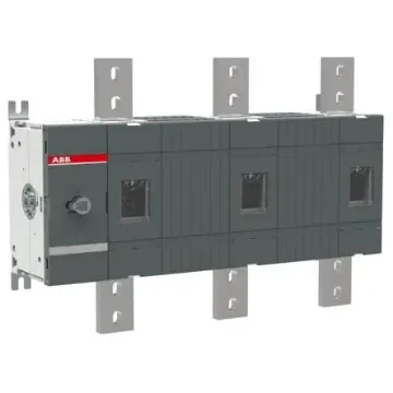 ABB 3P Pole Screw Mount Switch Disconnector - 1600A Maximum Current, 1200kW Power Rating, IP00 - 1SCA022871R8890 product image